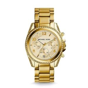 Michael Kors Blair gold and stainless watch